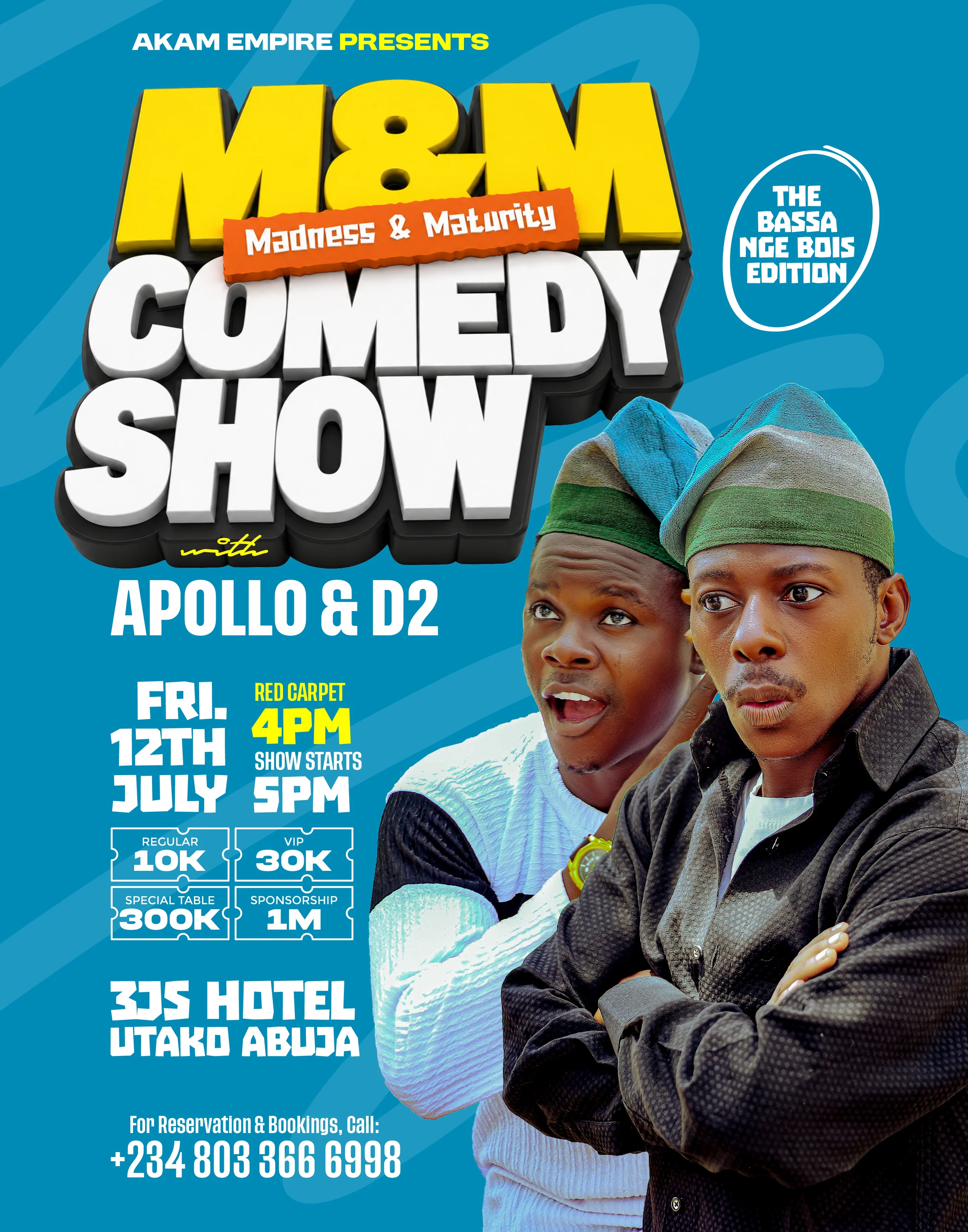 M&M comedy show