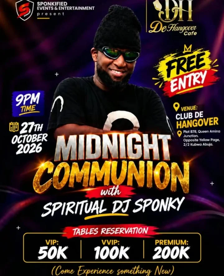 Midnight Communion with Spiritual DJ Sponky