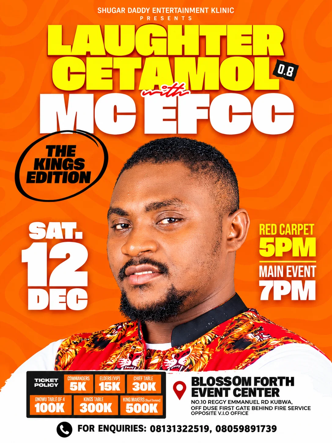 LAUGHTERCETAMOL(THE KINGS EDITION )WITH MC EFCC